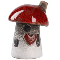 Pilz Haus, Herz/schmal, 6 cm