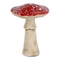 Fliegenpilz Punkte, flach, 12 cm