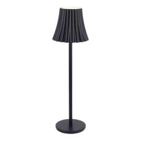 LED-Tischlampe Schirm, schwarz, 28 cm