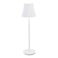 LED-Tischlampe Schirm, weiß, 28 cm