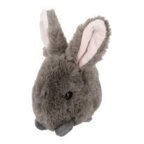 Kuscheltier Häschen, grau, 14 cm
