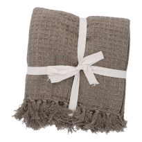 Tagesdecke Wabe, taupe, 160 x 220 cm