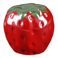 Deko-Frucht Pearl, Erdbeere, 6 x 5 cm