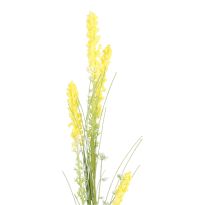 Zweig Wildblumen, Rispen/gelb, 45 cm