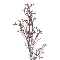 Wildblumenzweig Beeren, Mini/dunkelrot, 75 cm