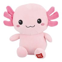 Kuscheltier Axolotl, rosa, 24 cm
