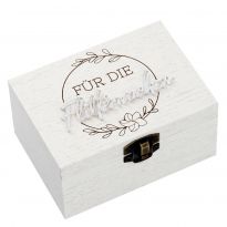 Geschenkbox mit Spieluhr, Flitterwochen, 10 x 7 cm