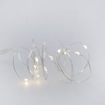 LED-Lichterkette Mini, silber, 10er