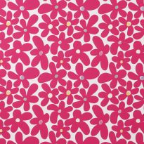 Geschenkpapier Blumen, pink, 2 m