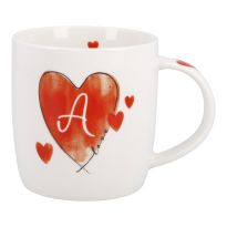 Becher Buchstabe mit Herz, A, 350 ml
