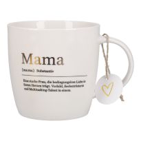 Becher Definition/gold, Mama, 450 ml