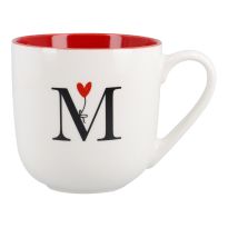 Becher Buchstabe/Ballon, M/innen rot, 450 ml