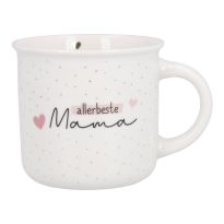 Becher Punkte mit Spruch, Mama, 350 ml