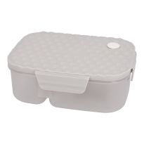 Lunchbox, hellgrau, 21 x 14 cm
