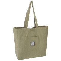 Shopper Cord, oliv