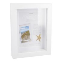 Bilderrahmen Tief, weiß, 13 x 18 cm