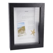 Bilderrahmen Tief, schwarz, 13 x 18 cm