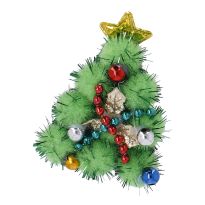 LED-Anstecker Xmas, Baum, blinkend