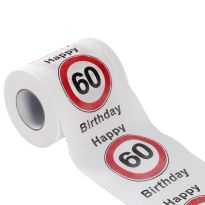 Toilettenpapier Birthday, 60 Jahre, 24 Meter