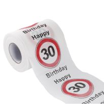 Toilettenpapier Birthday, 30 Jahre, 24 Meter