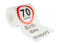 Toilettenpapier Birthday, 70 Jahre, 24 Meter