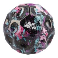 High Bounce Ball, schwarz/bunt, 10 cm