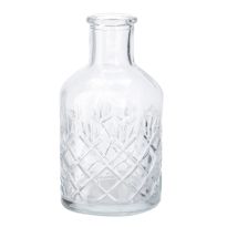 Flaschen-Vase Rauten, bauchig