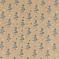 Geschenkpapier Xmas-Motiv, Baum, 2 m