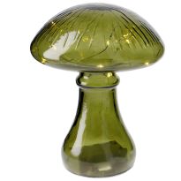 Glas-Pilz, grün, 10er, 17.5 cm