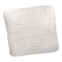 Kissen Design, creme, 45 x 45 cm