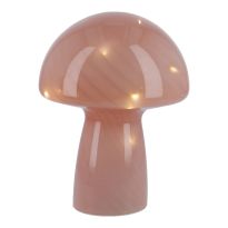LED-Leuchte Pilz, rosa, 24 cm
