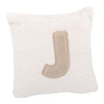 Kissen Buchstabe, J, 30 x 30 cm