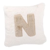 Kissen Buchstabe, N/creme, 30 x 30 cm