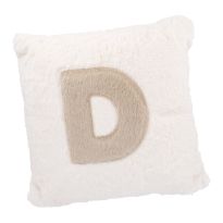 Kissen Buchstabe, D, 30 x 30 cm
