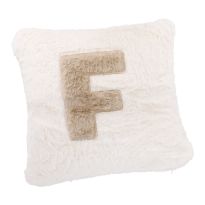 Kissen Buchstabe, F, 30 x 30 cm