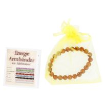 Armband Edelstein-Energie, Karneol/rot