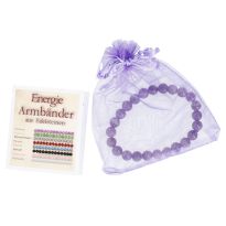 Armband Edelstein-Energie, Amethyst/lila