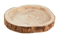 Schale Holzscheibe, 35 cm