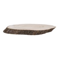 Deko-Holzscheibe, oval, 33 x 23 cm