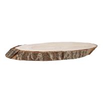Deko-Holzscheibe, oval, 43 x 27 cm