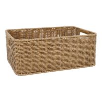 Korb Rattanoptik, eckig, 34 x 24 cm