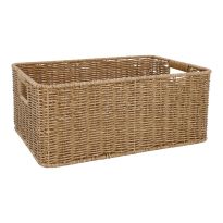 Korb Rattanoptik, eckig, 37 x 27 cm