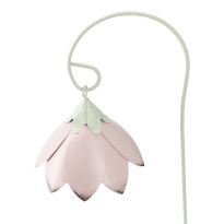 Blumenstecker, hängend, rosa, 34 cm