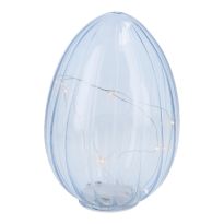 LED-Ei Transparent, blau, 20 cm