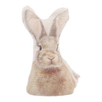 Deko-Hase, natur, 6 x 12 cm