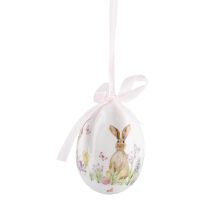Anhänger Ei, Hase/sitzend, 6 cm