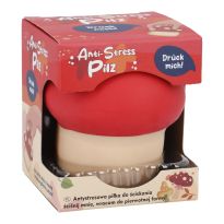 Quetschpilz Antistress, rot, 7 cm