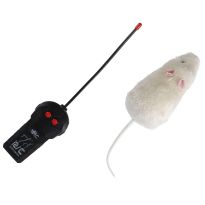 Maus, ferngesteuert, weiß, 21 cm