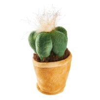 Kuscheltier Topfpflanze, gelb, 15 cm