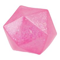 Quetschball Glitter/Maltose, Diamant/pink, 6 cm